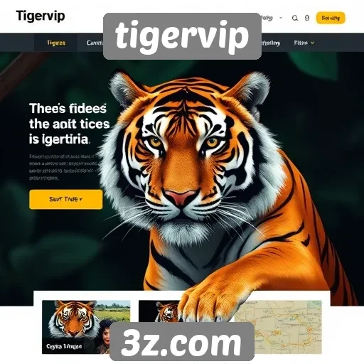 Acessibilidade e usabilidade do site tigervip