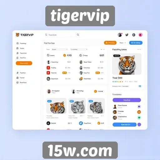 Interface do Tigervip é amigável e acessível